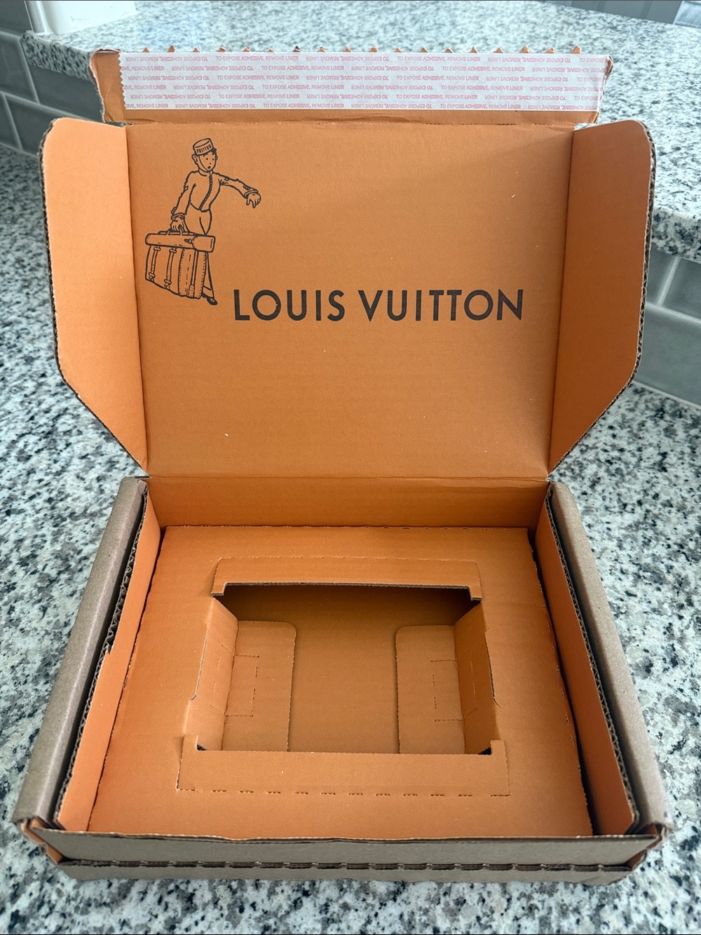 Louis Vuitton shipping box